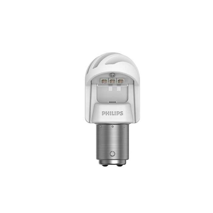 Лампа светодиодная PHILIPS 12 В, P21 Вт, 1,9 Вт, RED Ultinon LED, набор 2 шт
