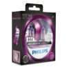 Лампа автомобильная Philips Color Vision, зеленый, H4, 12 В, 60/55 Вт, набор 2 шт, 12342CVPGS2
