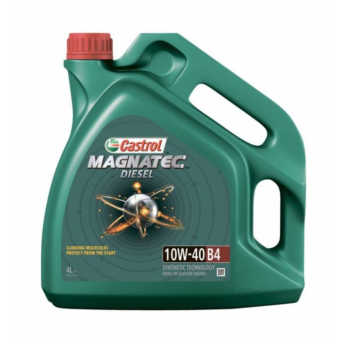 Моторное масло Castrol Magnatec Дизель SAE 10W-40 В4, 4 л